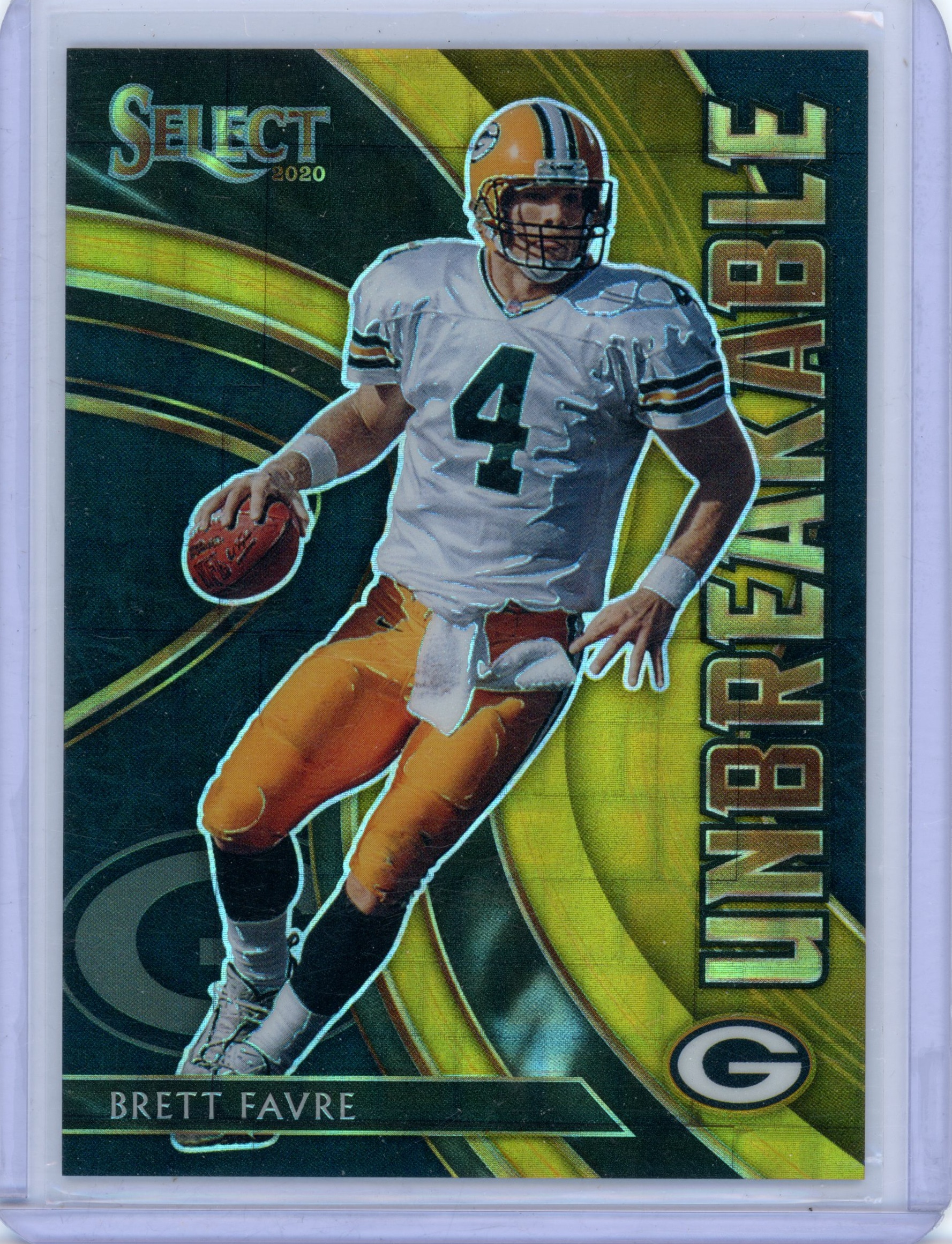 Brett Favre 2020 Select Unbreakable Gold- #'d 10 - CardCzar : CardCzar