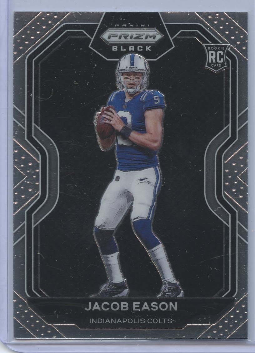 Jacob Eason 2020 Chronicles Prizm Black - CardCzar : CardCzar