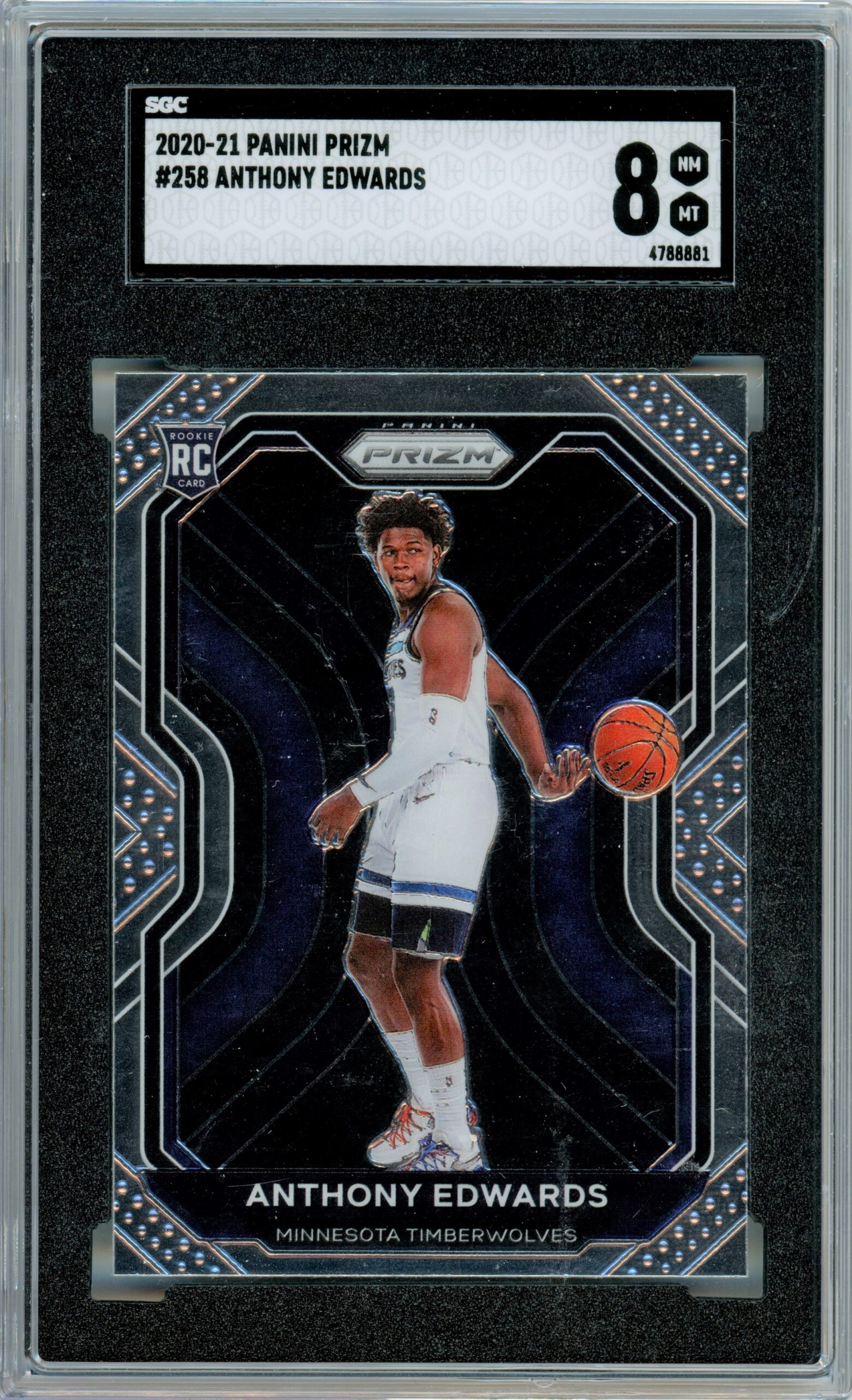 Anthony Edwards 2020-21 Prizm SGC 8 - CardCzar : CardCzar
