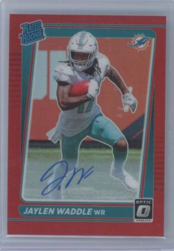 Jaylen Waddle 2021 Donruss Optic