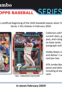 Topps Baseball Series 1 Jumbo Box